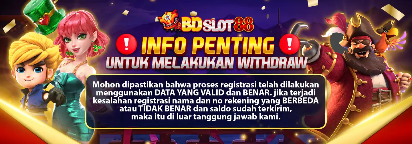SYARAT DAN KETENTUAN DEPOSIT & WITHDRAW