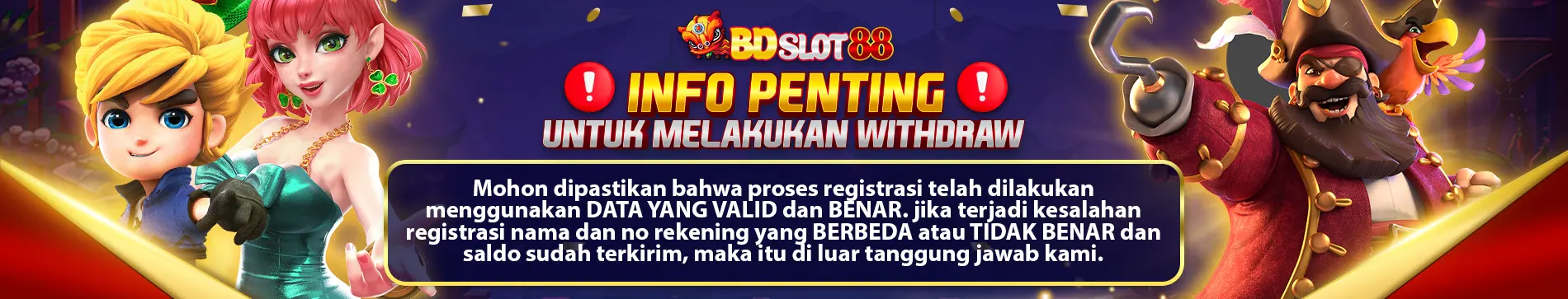 SYARAT DAN KETENTUAN DEPOSIT & WITHDRAW