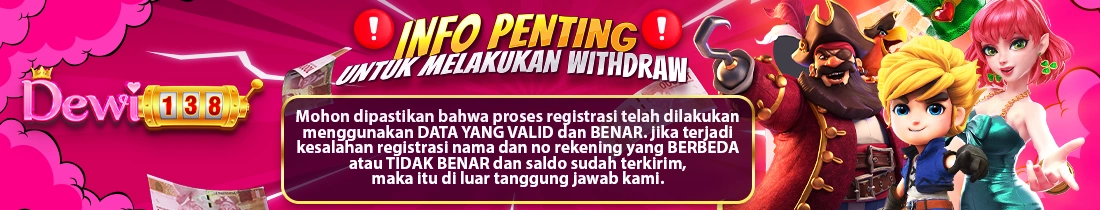 TUJUAN DEPOSIT & SYARAT WITHDRAW