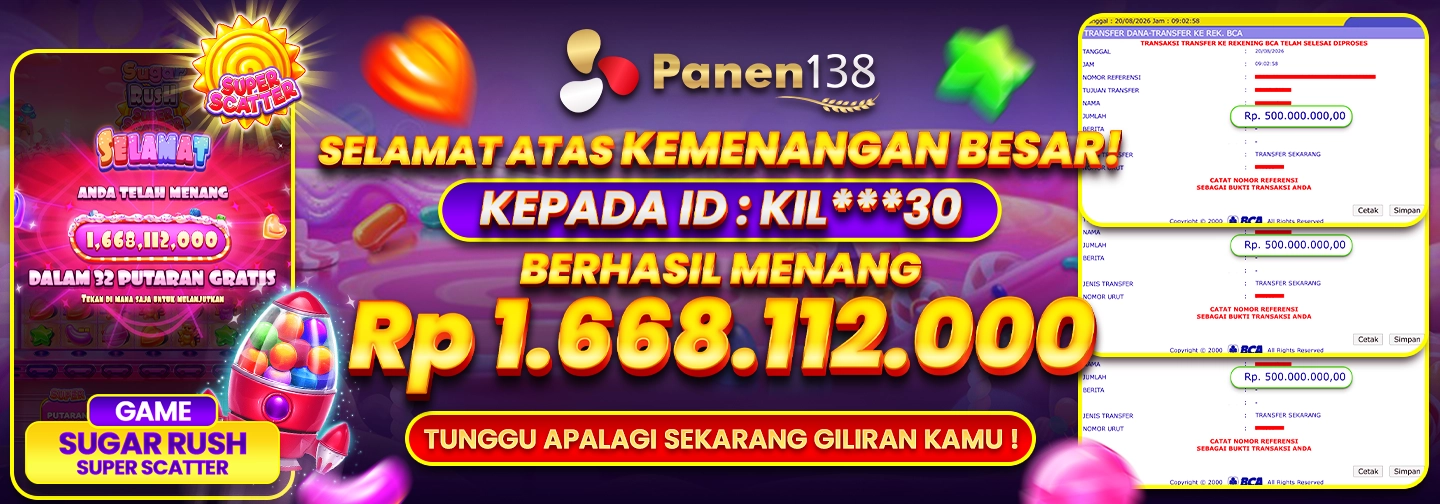 KEMENANGAN TERBESAR PANEN138