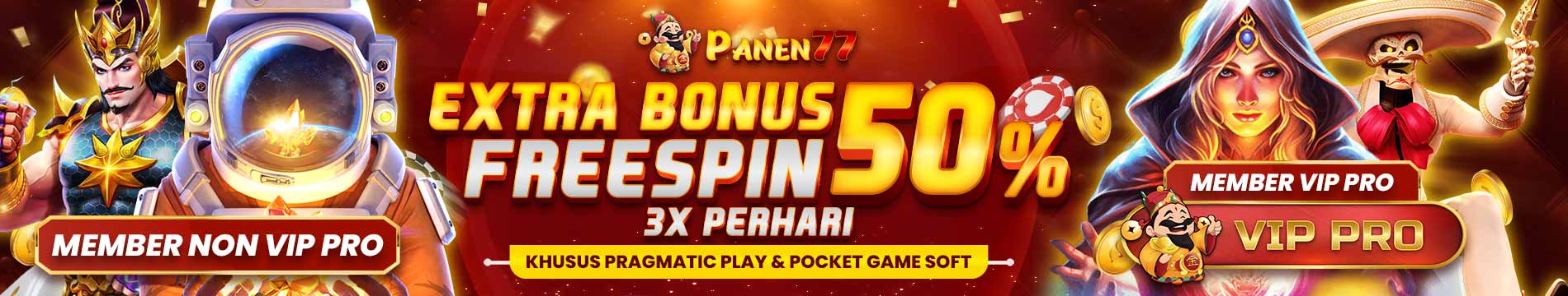 EXTRA BONUS FREESPIN 50%