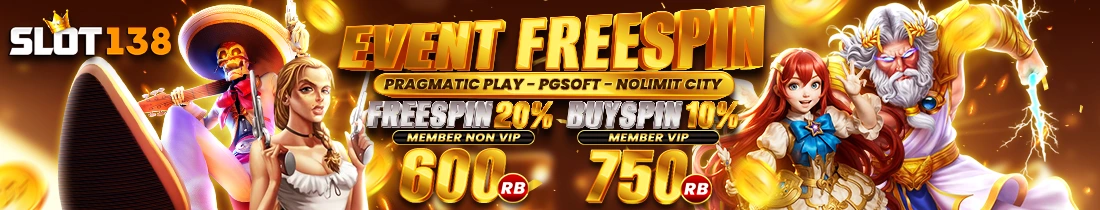 FREESPIN  - PRAGMATIC PLAY - NO LIMIT CITY - PG SOFT  SLOT138