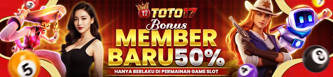 BONUS NEW MEMBER SLOT 50%